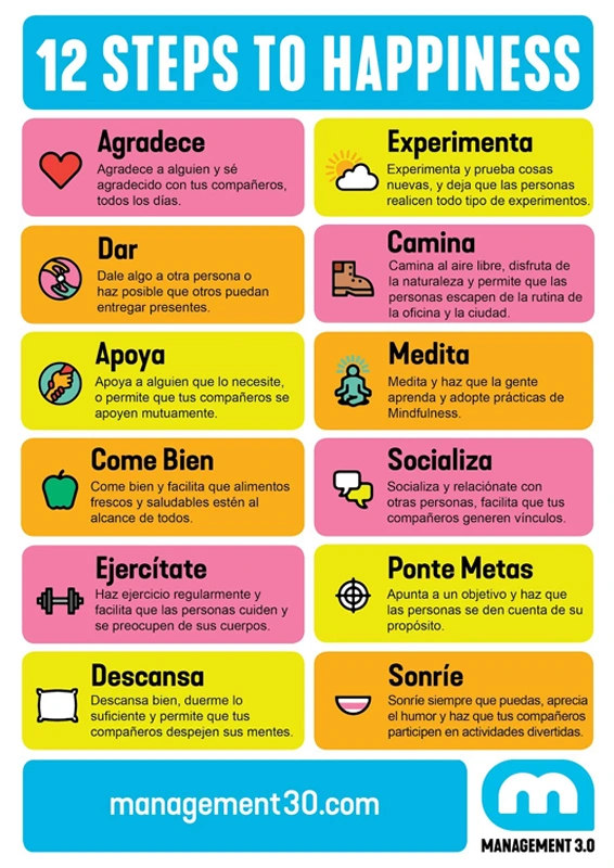 Los 12 pasos de la Felicidad :D - Leonel Zapien Lopez
